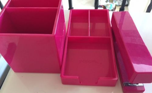 Desktop Starter Set, Pink Poppin