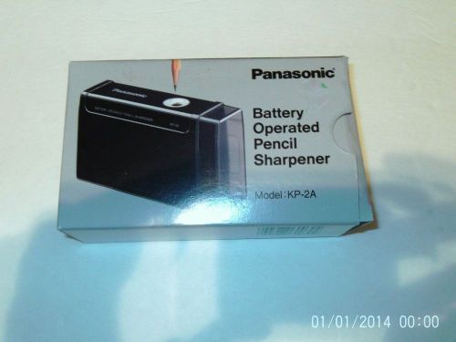 Panasonic Operated Pencil Sharpener Model KP-2A  NWOT