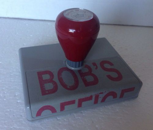 Bob&#039;s Office. Rubber Stamp