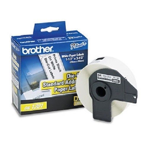 Brother p-touch - dk1201 labels, address, white - 400 labels fast ship for sale