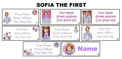 *CUTE * Princess Sofia the First Address Labels &amp; Name Stickers