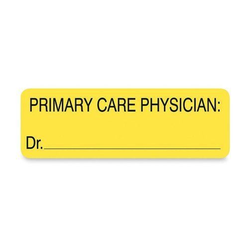 Tabbies Primary Care Physician Patient Information Label - 3&#034; Width X (tab02220)