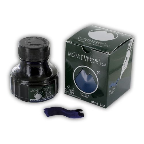 Monteverde 90ml Fountain Pen Ink Bottle, Blue/Black (G308BB)