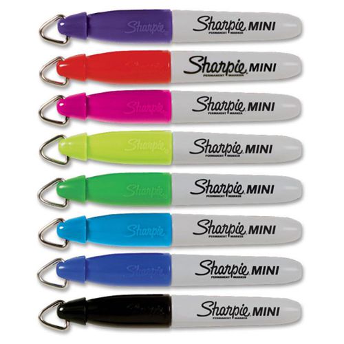 Sharpie Mini 8 Color Fine Permanent Marker Pen Set