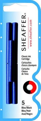 Sheaffer Skrip Ink Cartridge &#039;&#039;Classic Profile&#039;&#039; 5 Count Blue/Black