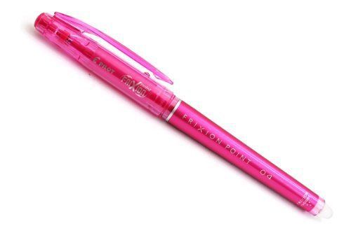 Pilot Frixion Point 0.4mm (Retractable Gel Ink Pen) LF-22P4 (Cherry pink)