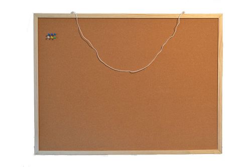 12 x Corkboard noticeboard 60cm x 40cm wooden frame card back wholesale bulk lot