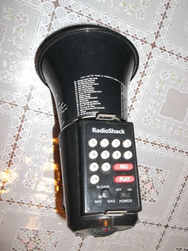 RADIO SHACK 32-2037 MUSICAL POWERHORN MEGAHONE BULL HORN VERY LOUD!!!