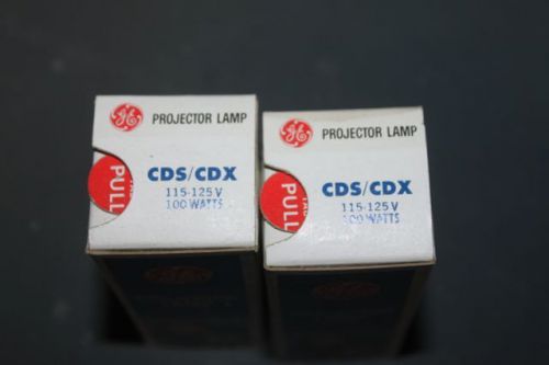 2 CDS-CDX Projector Bulb Bulbs Sylvania NOS  A/V Light
