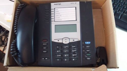 Aastra Phone 6753i Charcoal Business VoIP Phone with Stands &amp; Receiver