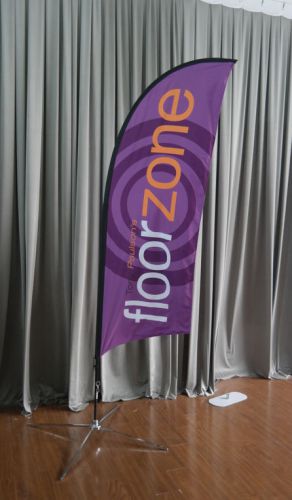 Banner Flag Signs with stand and custom print