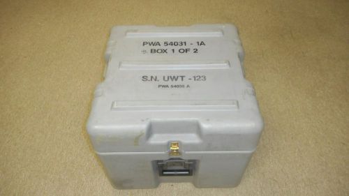 HARDIGG (PELICAN) CASE WITH HINGED LID (TIGHT SEAL)
