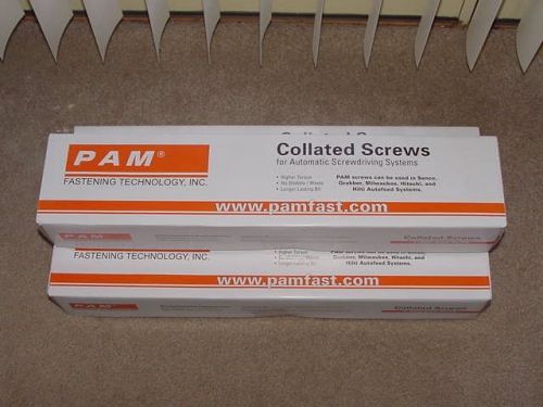 3000 PAM Fastening Collated Screws CDS10300T 10 x 3&#034; Tan Dual Thread X-Point NEW