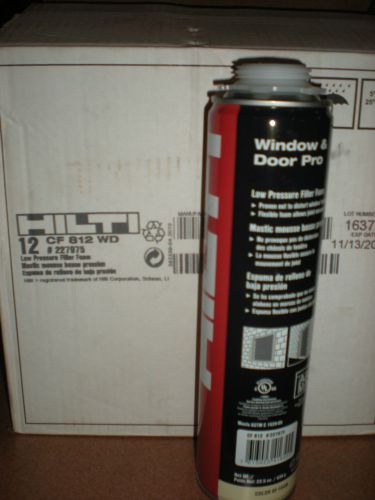 (72)Hilti CF 812 Window &amp; Door Foam Pro Low pressure filler insulation