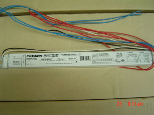 Sylvania Quicktronic Prostart 2 Lamp T5HO Ballast QTP2x39-24T5HOUNV-PSN New