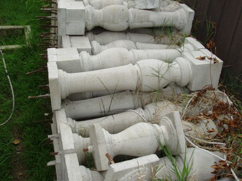 Roman style concrete cement pillars