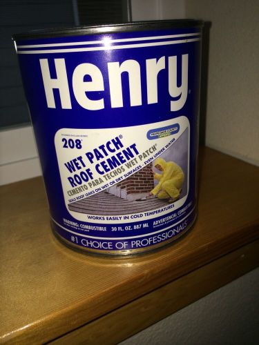 Henry 208 wet patch roof cement for sale