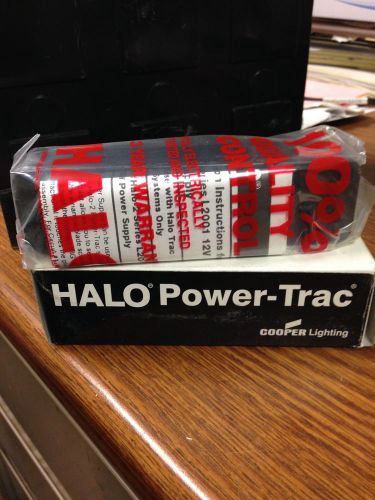 NEW COOPER LIGHTING HALO POWER-TRAC BLACK SOLID STATE ADAPTER  L 2001MBX