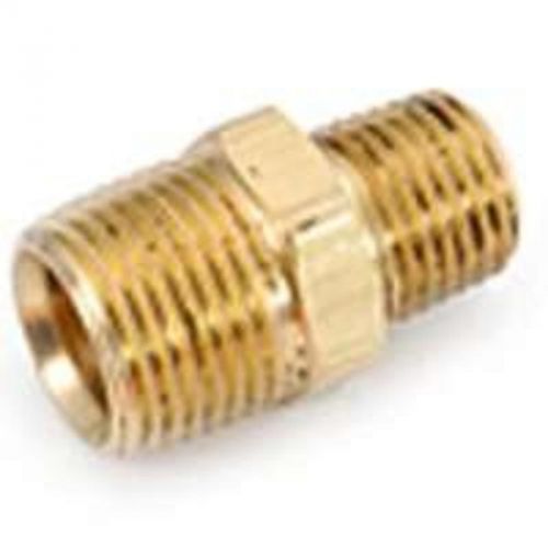 Reducing Nipple 1/2Mx3/8M Lf ANDERSON METAL CORP Brass Pipe Nipples 756123-0806