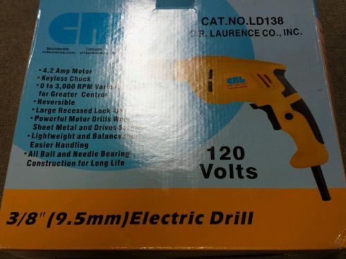 CRL 3/8&#034; Electric Drill - 110 Volts