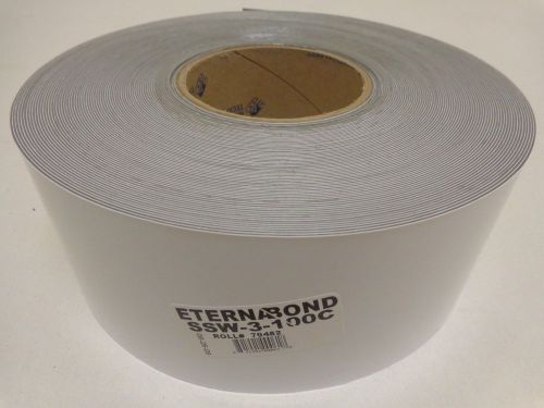 3&#034;x 100&#039; White EternaBond RV Roof and Leak Repair Tape NO RESERVE FREE SHIPPING!