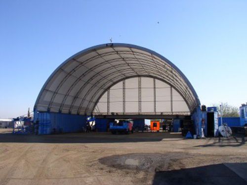 42&#039; x 260&#039; coverall fabric shelter; fabric not included for sale