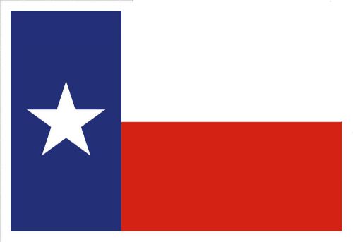 TEXAS FLAG SQUARE  Hard hat decals laptops toolboxes boats MC helmets
