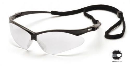 Pyramex pmxtreme clear sports glasses polycarbonate w/cord- regular or anti fog for sale