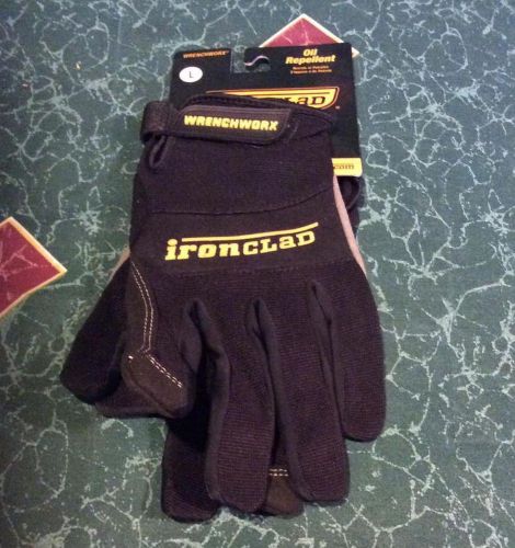 IRONCLAD WRENCHWORX Oil Repellent WORK GLOVES Size L