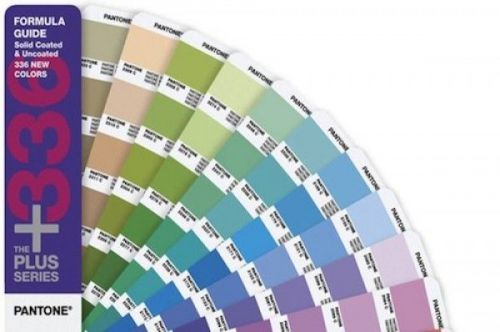PANTONE Formula Guide Supplement. Shows the new 336 colours on coated &amp; uncoated
