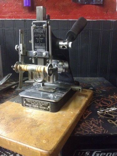 Kingsley stamping machine