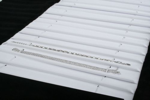 Pro jewelry roll-up case mass storage bag travel organizer for 18 bracelet - blk for sale