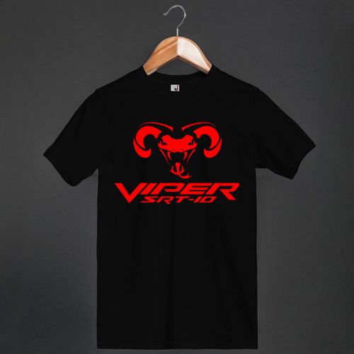 New Dodge Viper SRT 10 Car Logo Black Mens T-SHIRT Shirts Tees Size S-3XL