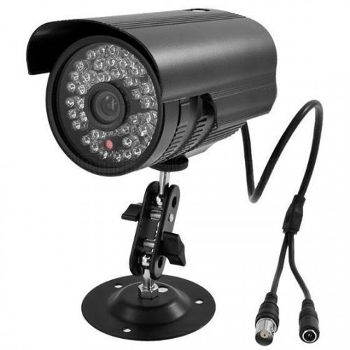 CnM Indoor Outdoor Night Vision Infra Red CCTV Security Black Bullet Camera