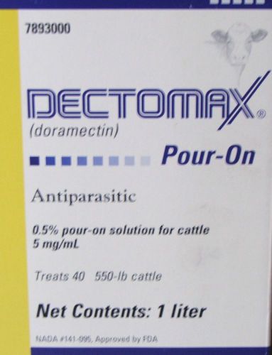 Dectomax Pour On Cattle Antiparasitic 1 Liter for Cattle