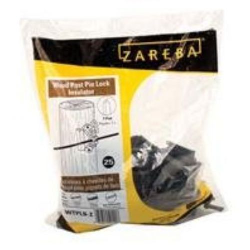 Zareba iwtplb-z wood post or t-post insulator  black for sale