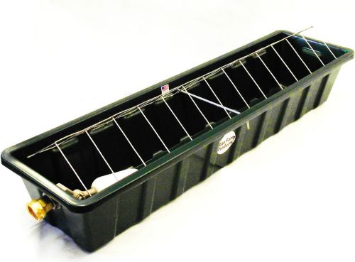 30&#034; forest green automatic chicken trough waterer poultry duck hen coop house for sale