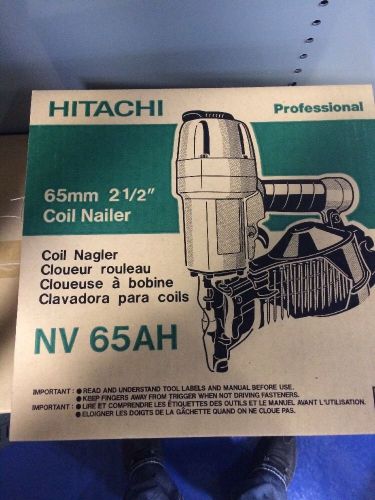 Hitachi NV65AH 2 1/2&#034; Coil Nailer Nail Gun 137820 E