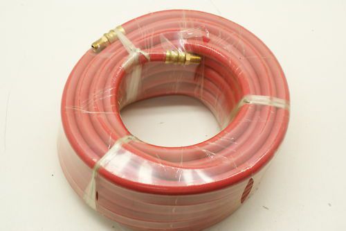 Fastfish motorsports air hose rubber 3/8 air line 1/4 npt threads 50 feet for sale