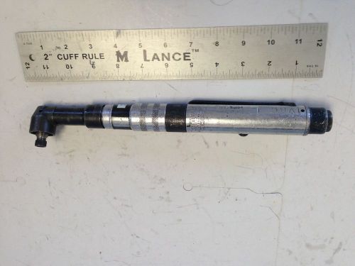 USED CLECO RIGHT ANGLE PNEUMATIC NUTRUNNER 1/4&#034; DRIVE 44RNAL7RA8,NM1094 VRC  FD