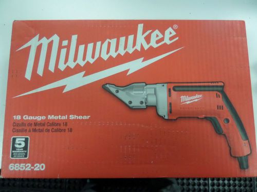Milwaukee 6852-20 18 gauge shears 18 guage metal shear brand new in box !!! for sale