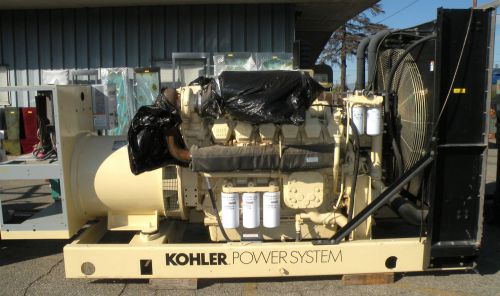 600kw kohler detroit diesel generator 600rodz4 -204 hours w/ 5m4030 alternator for sale