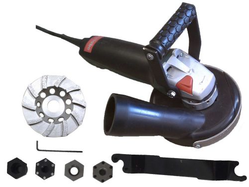 5&#034; grinder-vac assembly with 8 amp metabo grinder, convertible dust shroud, 4.5&#034; for sale