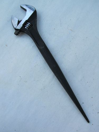 Crescent at115spud black phosphate 16” spud wrench, usa for sale