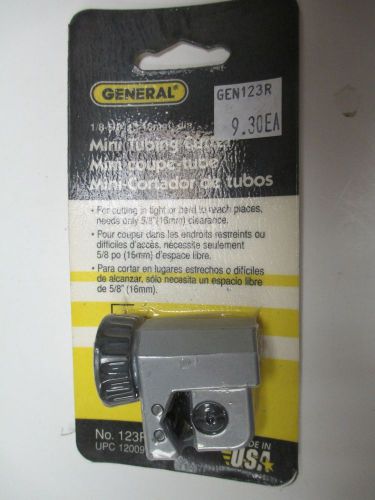 MiniTubing Cutter by General Tool No. 123R NEW