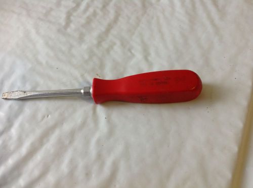 Snap On Tools Standard Screwdriver Racing Edition Red Handle 6&#034; long USA