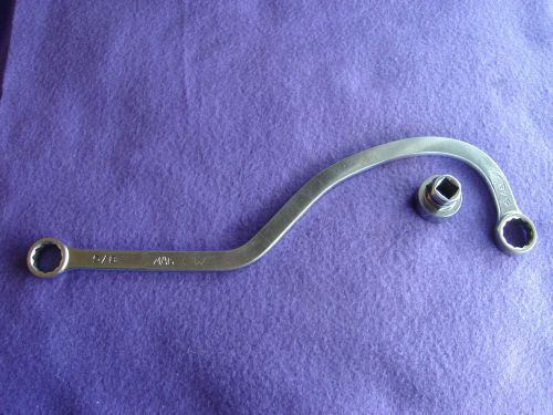 Mac tools 5/8&#034; curved wrench  s4 12 point &amp; 3/4&#034; ra24 stubby socket for sale