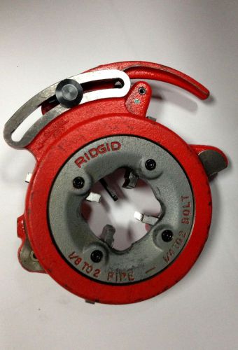 Ridgid 815a universal self opening die head 1/8- 2&#034; pipe- 1/4 to 2 bolt for sale