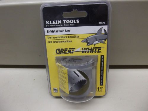 Klein tools  bi-metal hole saw 1-3/4&#034; new for sale
