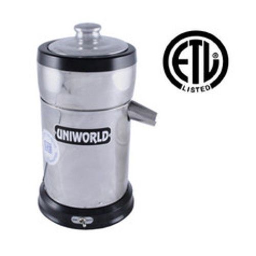 Uniworld UES-4EA 1/4HP Juicer Stainless Steel ETL Appoved 13.2 gal/hour